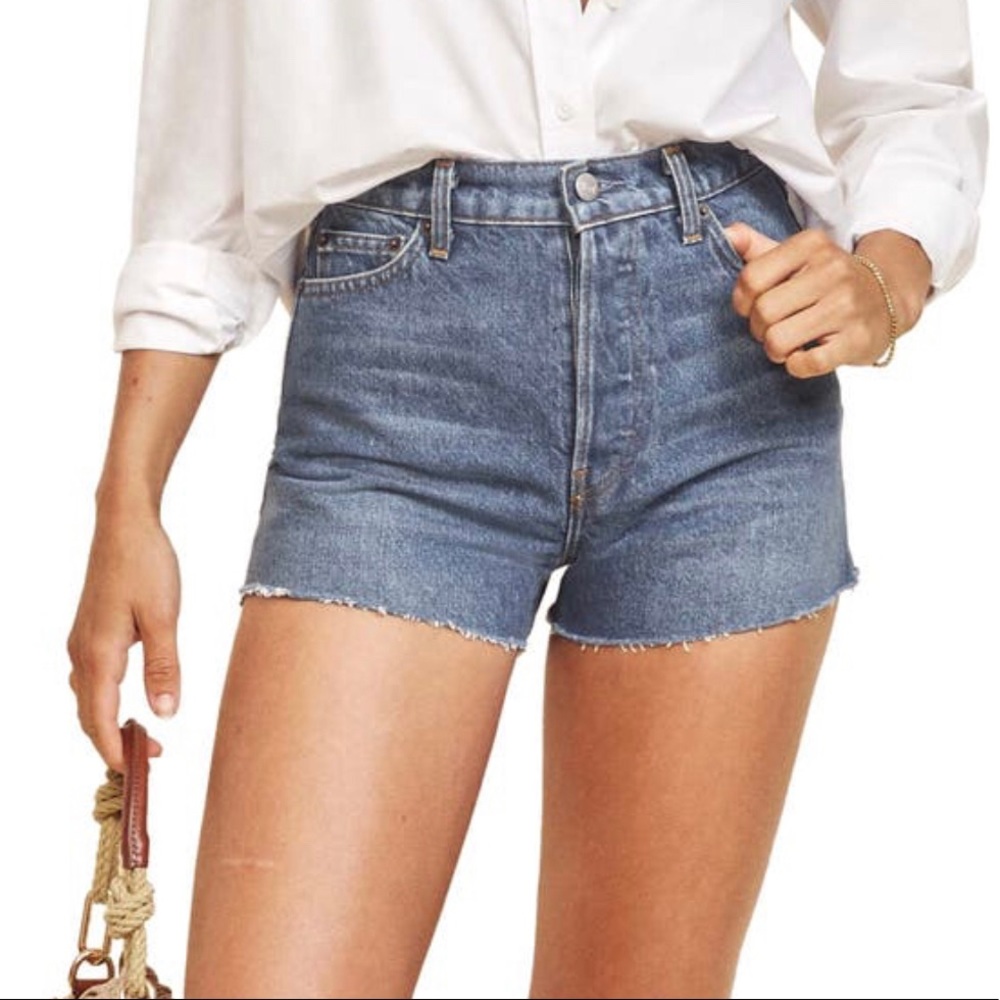 NWT Reformation Jean Shorts Size 30